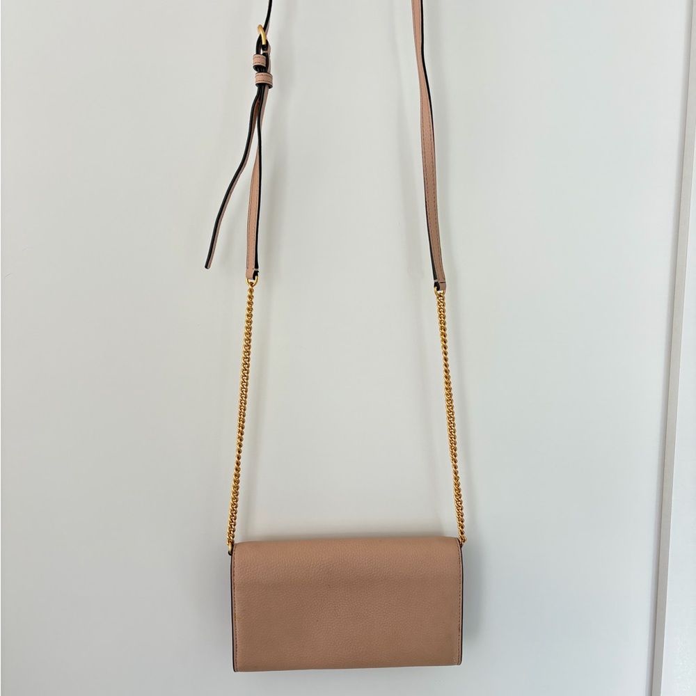 Tory Burch Robinson Wallet Crossbody in Blush - Picture 10 of 11